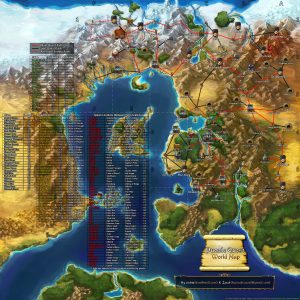 Puzzle Quest World Map